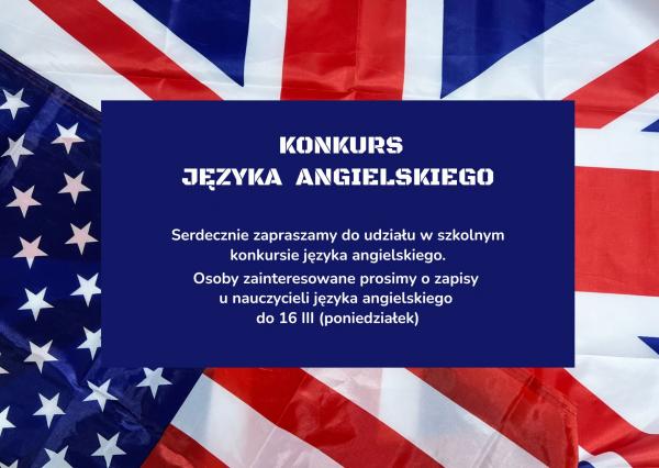 Szkolny konkurs jezyka angielskiego