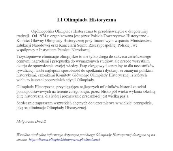 olimpiada historyczna 1 1a